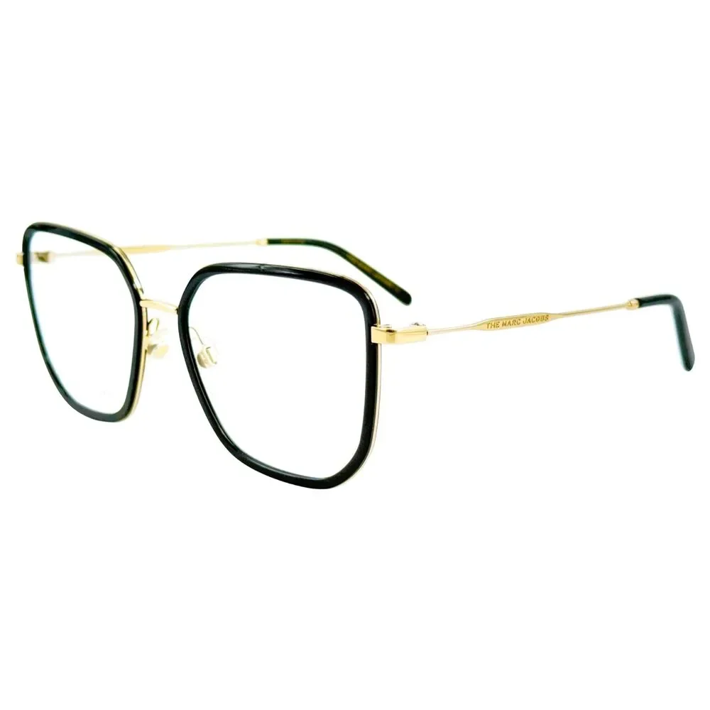 Marc Jacobs Marc 537 Womens Metal Eyeglass Frame 807 Black Gold 53-17